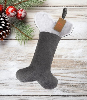 Deluxe Plush Charcoal Bones Stocking