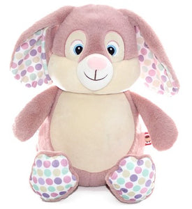 Pink Bunny Polka Dot