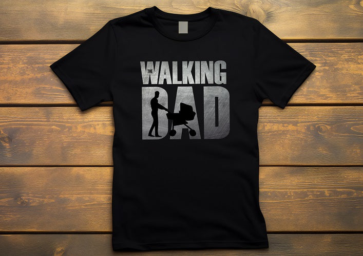 Sommer Gedruckt T Shirts Kurzarm O Neck The Walking Dad T Shirt Vater Tag Präsen - Foto 9