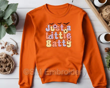 Load image into Gallery viewer, Adults &quot;Just A Little Batty&quot; Sweatshirt
