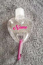 Load image into Gallery viewer, Refillable Heart Shaped Bottle Keyring