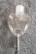 Load image into Gallery viewer, Refillable Heart Shaped Bottle Keyring