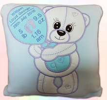 Load image into Gallery viewer, Teddy Announcement Cushion