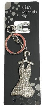 Bling Dress Keyring