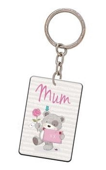 Rose Mum Keyring