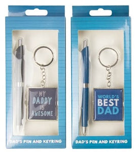 Dad's Pen & Keyring Set