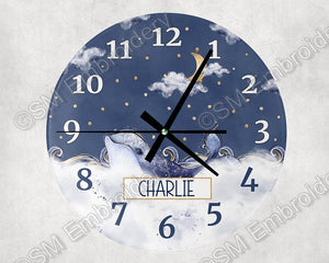 Personalised Whale Clock