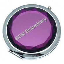 Load image into Gallery viewer, Crystal Compact Mirror