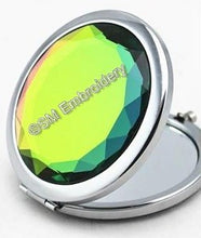 Load image into Gallery viewer, Crystal Compact Mirror